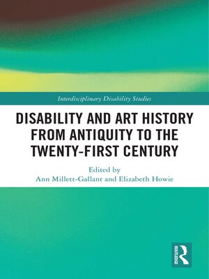 cover image of Disability and Art History from Antiquity to the Twenty-First Century